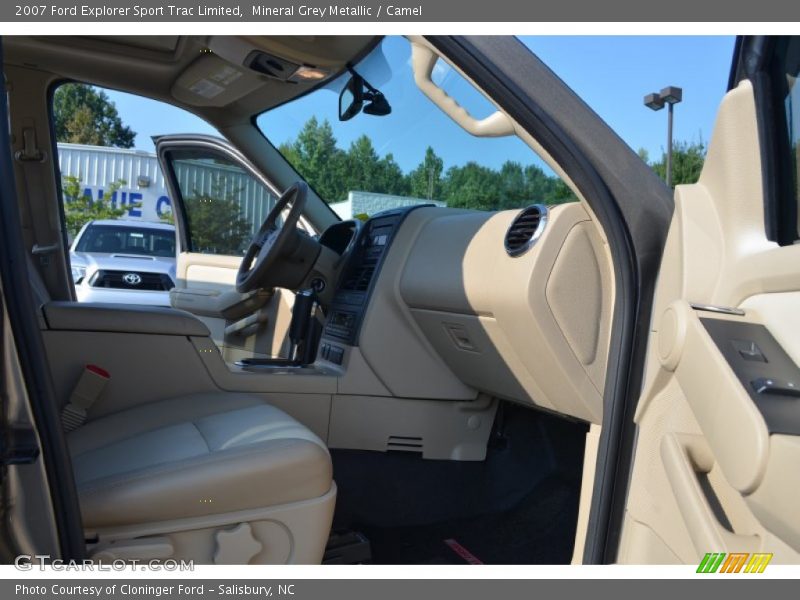 Mineral Grey Metallic / Camel 2007 Ford Explorer Sport Trac Limited