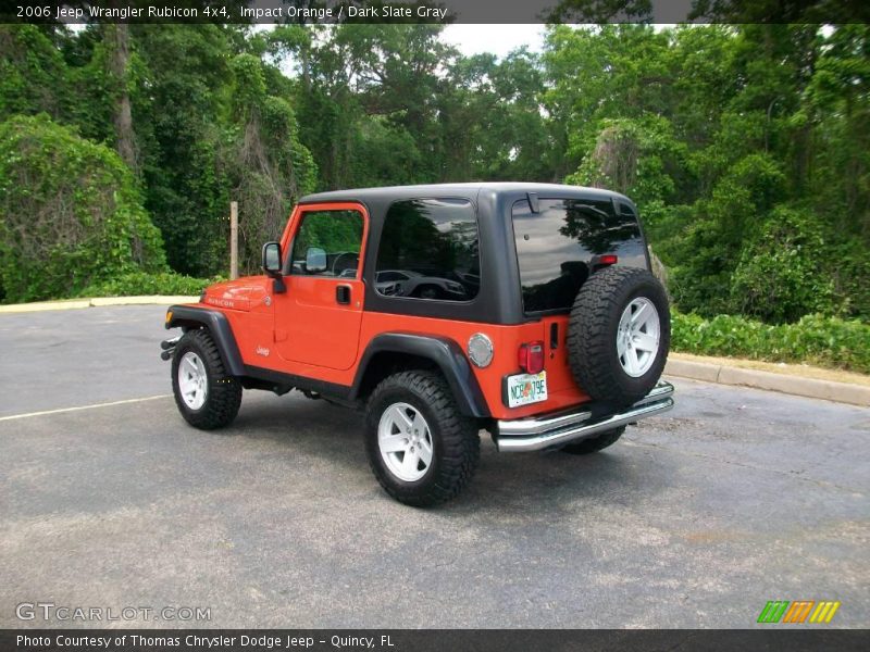 Impact Orange / Dark Slate Gray 2006 Jeep Wrangler Rubicon 4x4