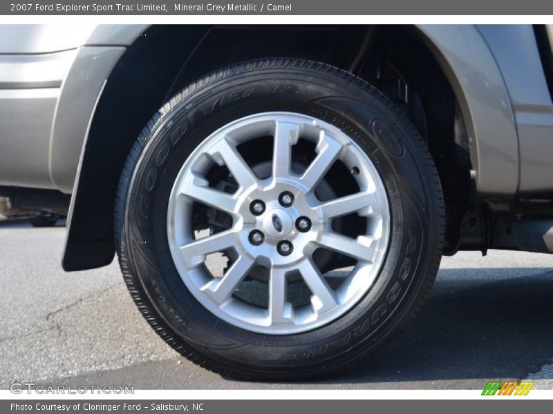 Mineral Grey Metallic / Camel 2007 Ford Explorer Sport Trac Limited