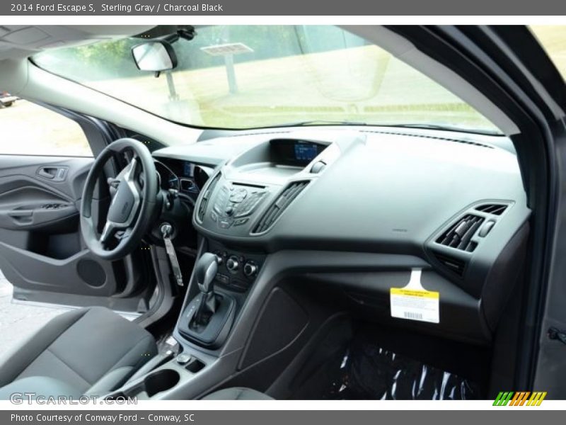 Sterling Gray / Charcoal Black 2014 Ford Escape S