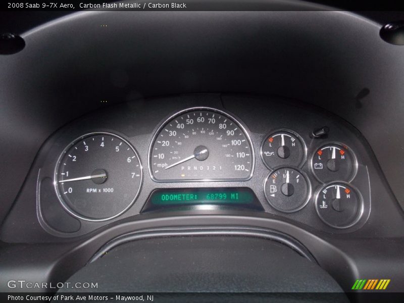 Carbon Flash Metallic / Carbon Black 2008 Saab 9-7X Aero