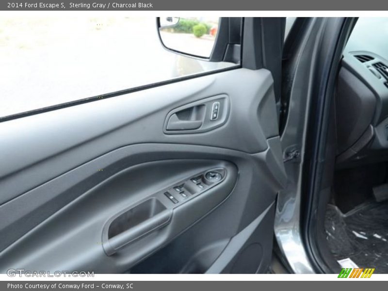 Sterling Gray / Charcoal Black 2014 Ford Escape S