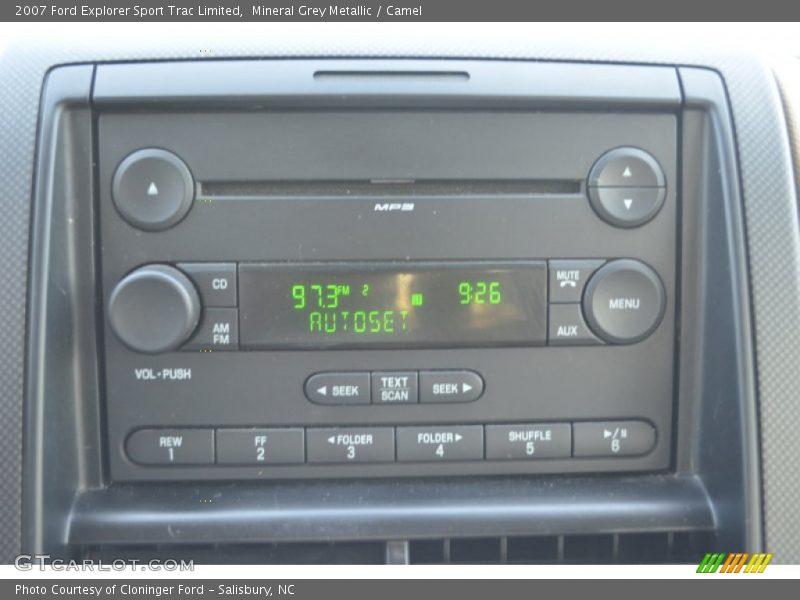 Mineral Grey Metallic / Camel 2007 Ford Explorer Sport Trac Limited