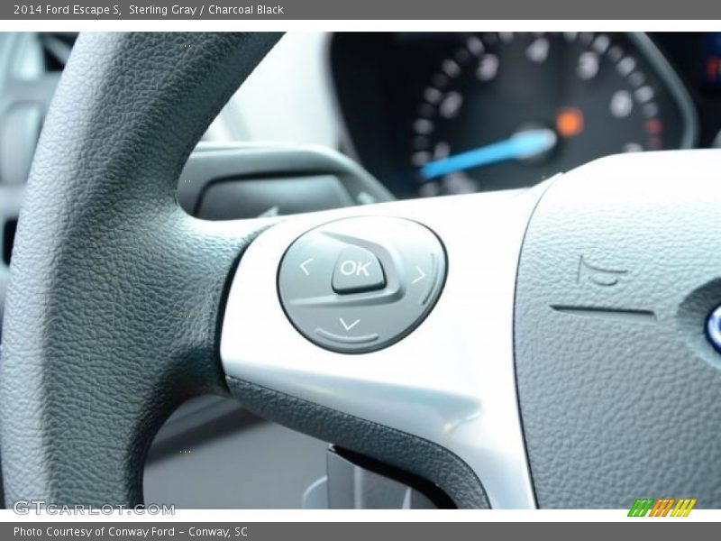 Sterling Gray / Charcoal Black 2014 Ford Escape S