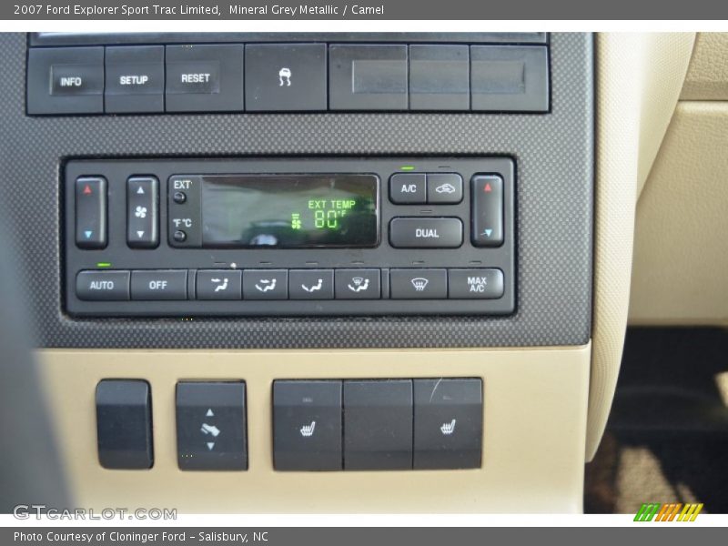 Mineral Grey Metallic / Camel 2007 Ford Explorer Sport Trac Limited