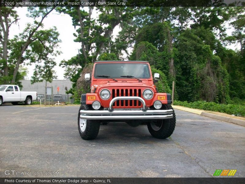 Impact Orange / Dark Slate Gray 2006 Jeep Wrangler Rubicon 4x4