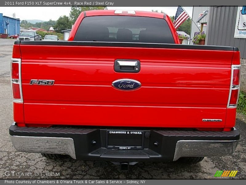 Race Red / Steel Gray 2011 Ford F150 XLT SuperCrew 4x4