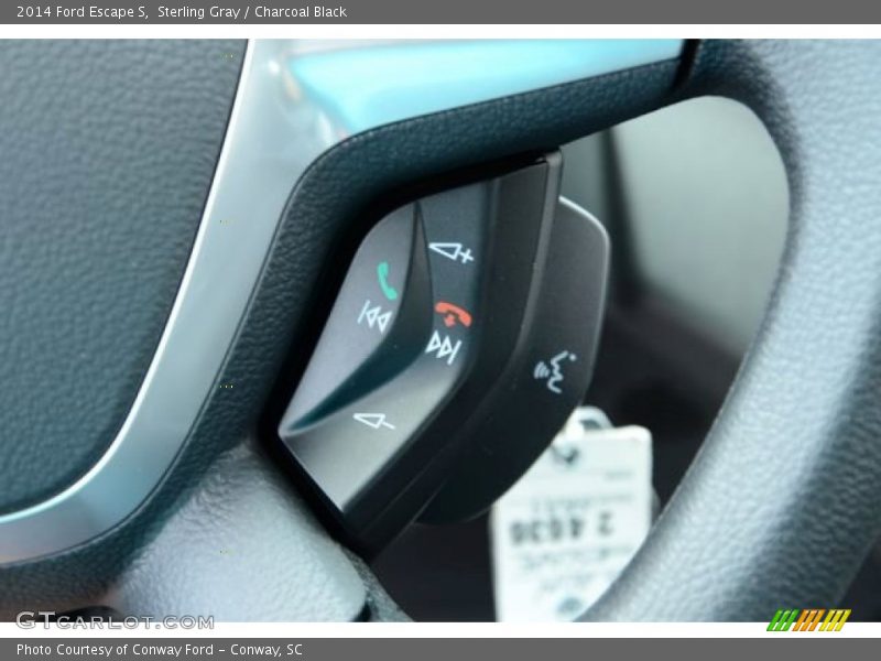 Sterling Gray / Charcoal Black 2014 Ford Escape S