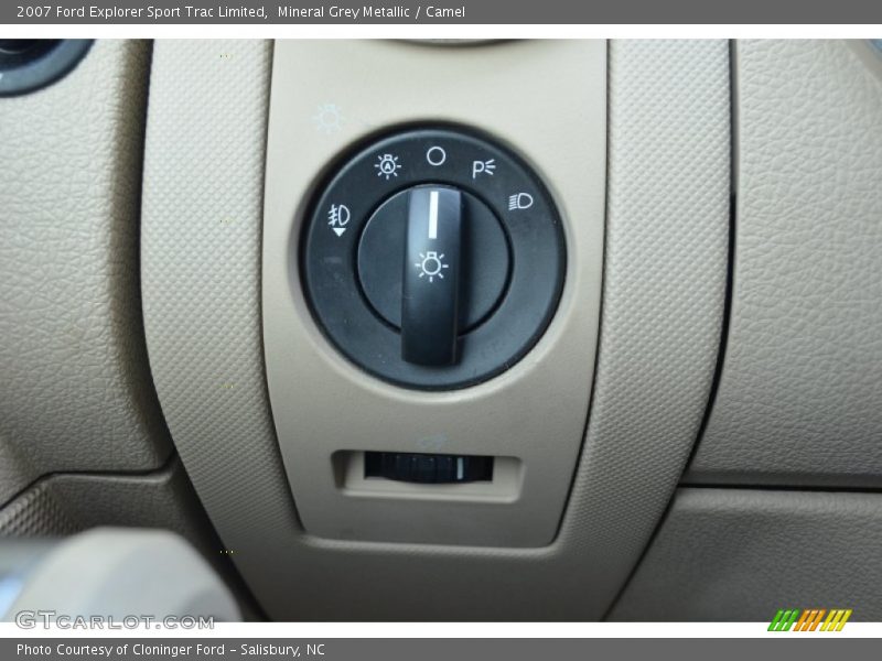 Mineral Grey Metallic / Camel 2007 Ford Explorer Sport Trac Limited