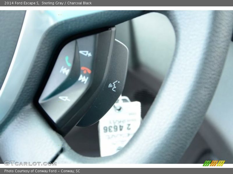 Sterling Gray / Charcoal Black 2014 Ford Escape S