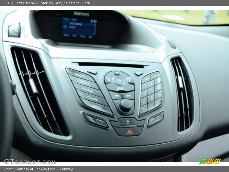 Sterling Gray / Charcoal Black 2014 Ford Escape S