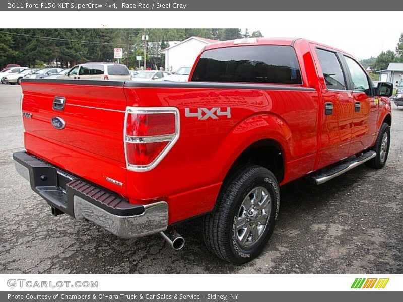 Race Red / Steel Gray 2011 Ford F150 XLT SuperCrew 4x4