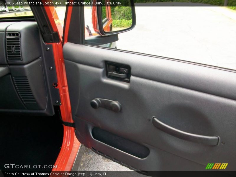Impact Orange / Dark Slate Gray 2006 Jeep Wrangler Rubicon 4x4