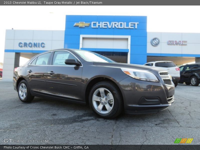 Taupe Gray Metallic / Jet Black/Titanium 2013 Chevrolet Malibu LS