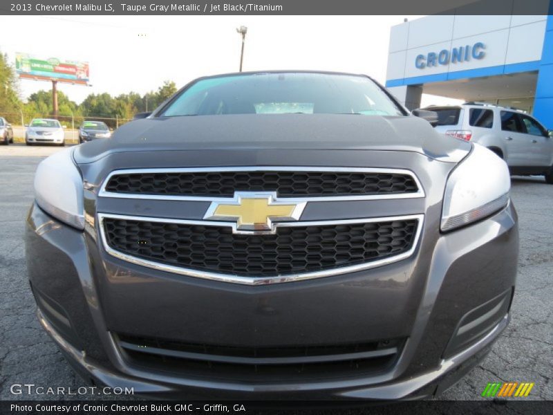 Taupe Gray Metallic / Jet Black/Titanium 2013 Chevrolet Malibu LS