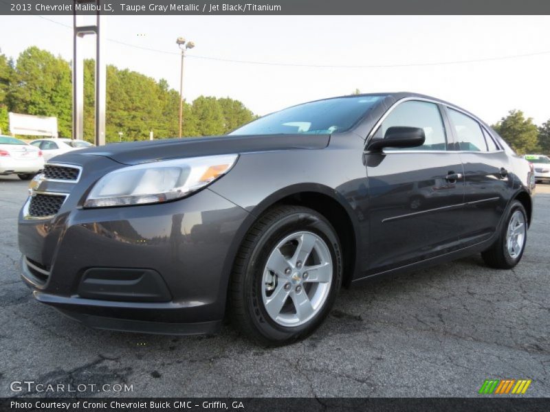 Taupe Gray Metallic / Jet Black/Titanium 2013 Chevrolet Malibu LS