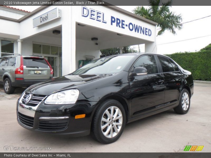 Black / Titan Black 2010 Volkswagen Jetta Limited Edition Sedan