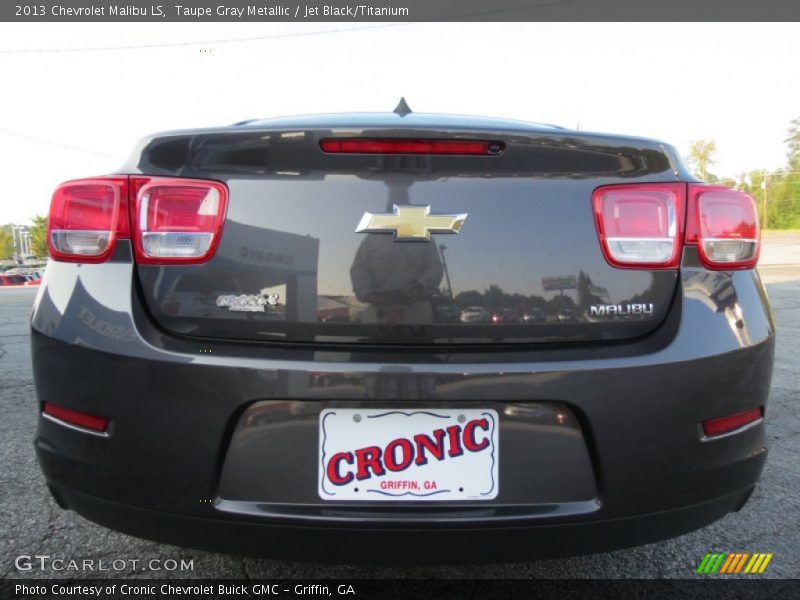 Taupe Gray Metallic / Jet Black/Titanium 2013 Chevrolet Malibu LS