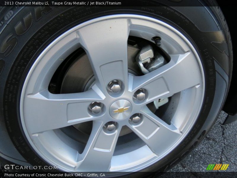 Taupe Gray Metallic / Jet Black/Titanium 2013 Chevrolet Malibu LS
