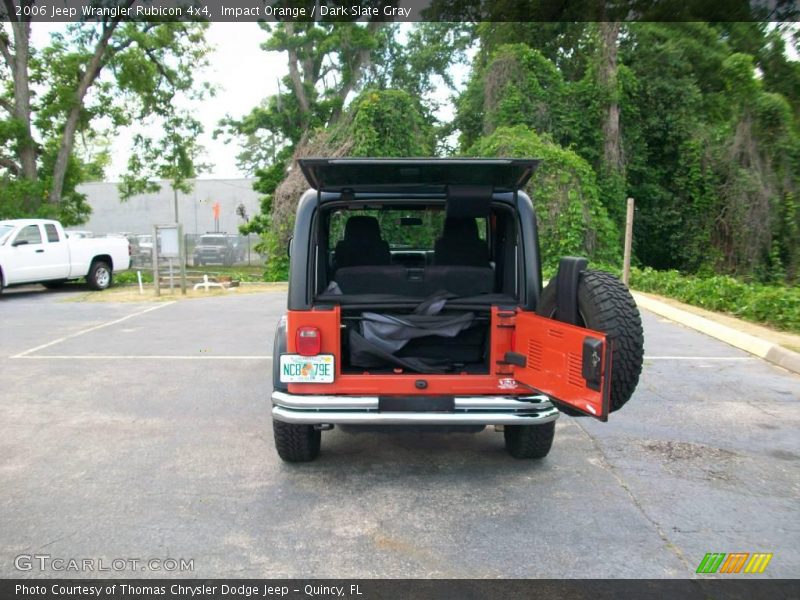 Impact Orange / Dark Slate Gray 2006 Jeep Wrangler Rubicon 4x4