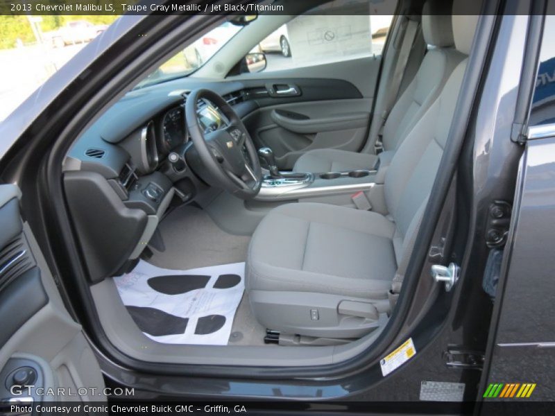 Taupe Gray Metallic / Jet Black/Titanium 2013 Chevrolet Malibu LS