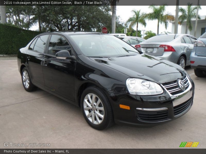 Black / Titan Black 2010 Volkswagen Jetta Limited Edition Sedan