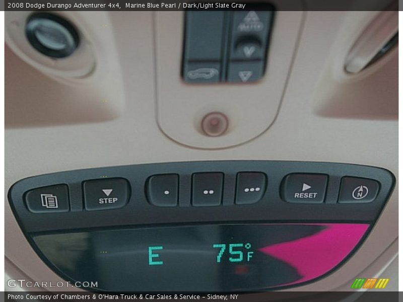 Marine Blue Pearl / Dark/Light Slate Gray 2008 Dodge Durango Adventurer 4x4