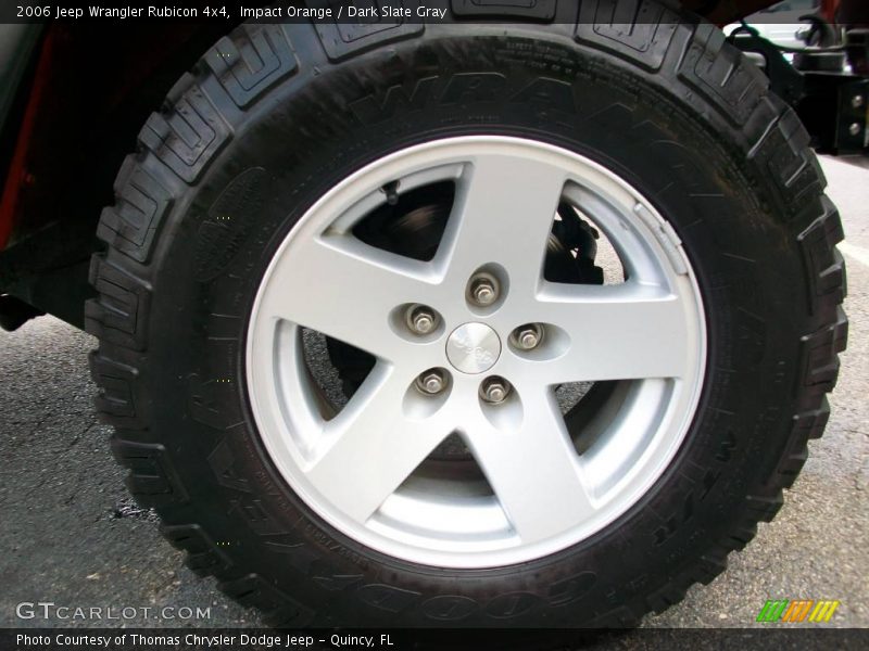 Impact Orange / Dark Slate Gray 2006 Jeep Wrangler Rubicon 4x4