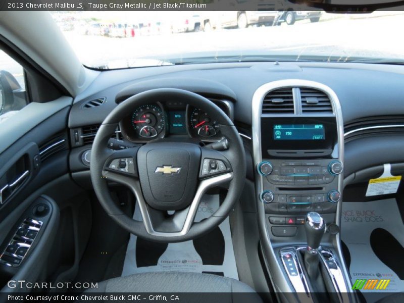 Taupe Gray Metallic / Jet Black/Titanium 2013 Chevrolet Malibu LS