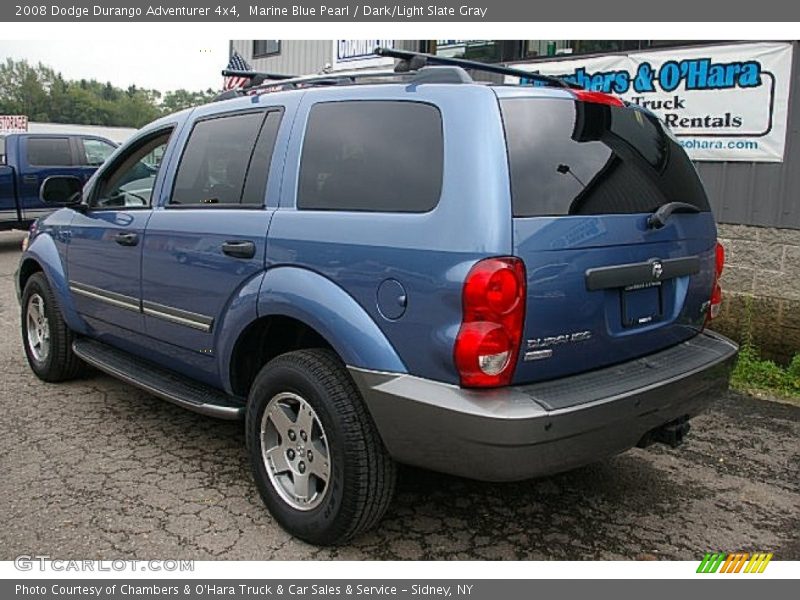 Marine Blue Pearl / Dark/Light Slate Gray 2008 Dodge Durango Adventurer 4x4