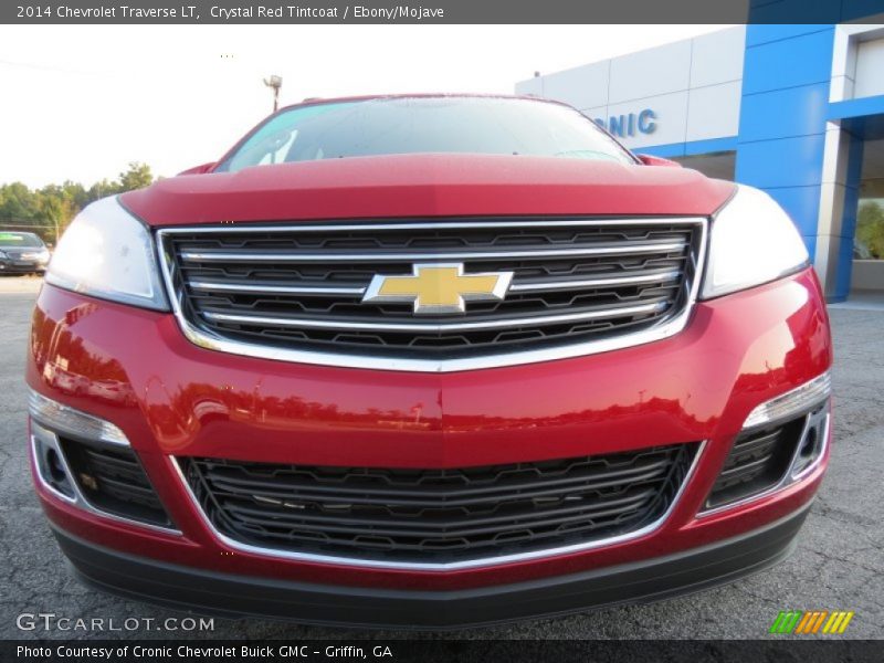 Crystal Red Tintcoat / Ebony/Mojave 2014 Chevrolet Traverse LT
