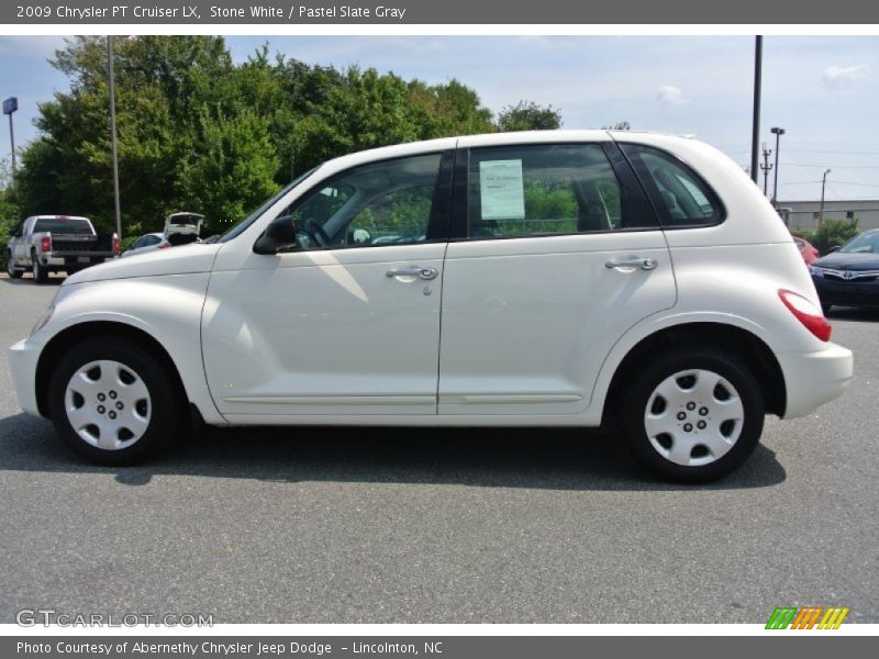 Stone White / Pastel Slate Gray 2009 Chrysler PT Cruiser LX