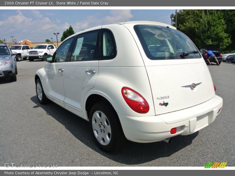 Stone White / Pastel Slate Gray 2009 Chrysler PT Cruiser LX