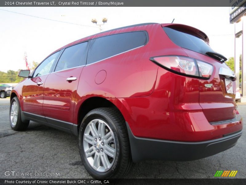 Crystal Red Tintcoat / Ebony/Mojave 2014 Chevrolet Traverse LT