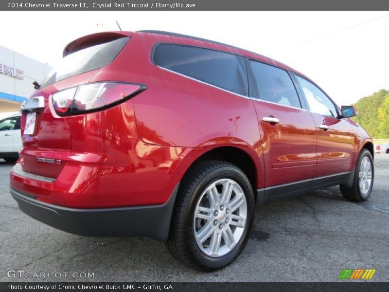Crystal Red Tintcoat / Ebony/Mojave 2014 Chevrolet Traverse LT