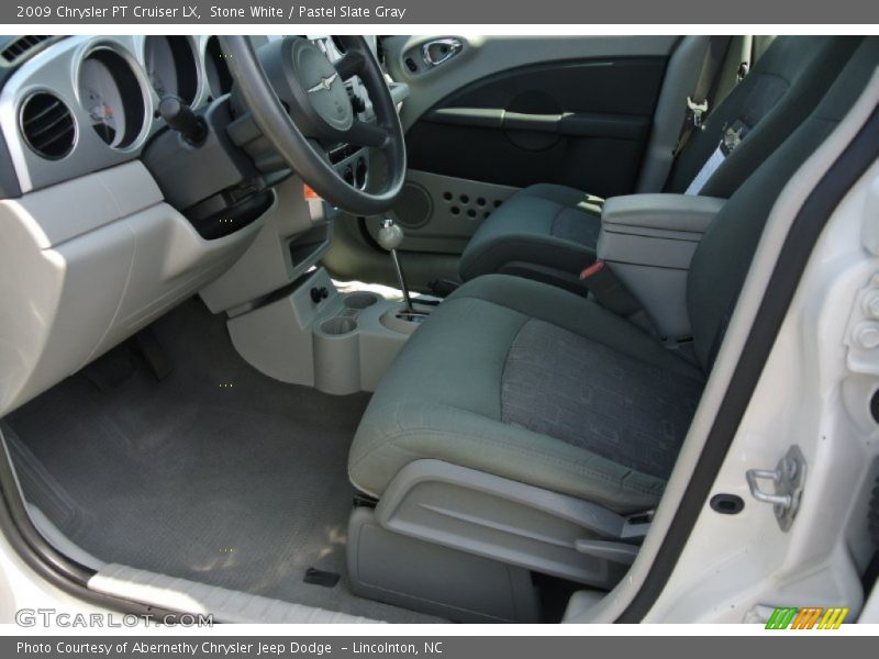 Stone White / Pastel Slate Gray 2009 Chrysler PT Cruiser LX