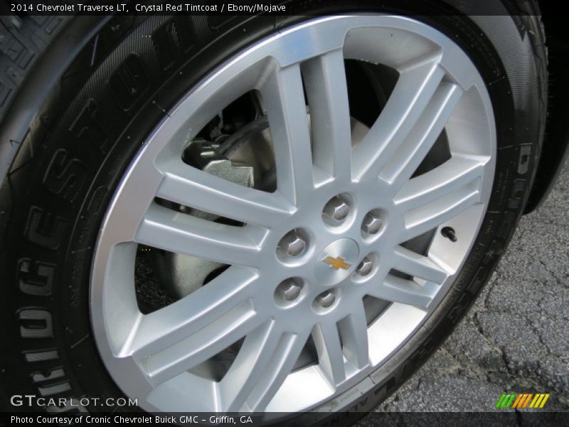 Crystal Red Tintcoat / Ebony/Mojave 2014 Chevrolet Traverse LT