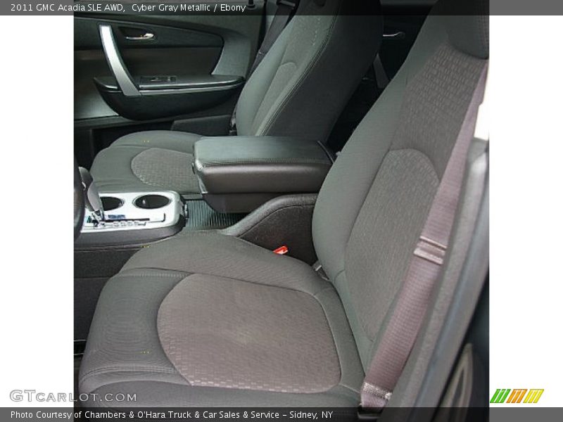 Cyber Gray Metallic / Ebony 2011 GMC Acadia SLE AWD
