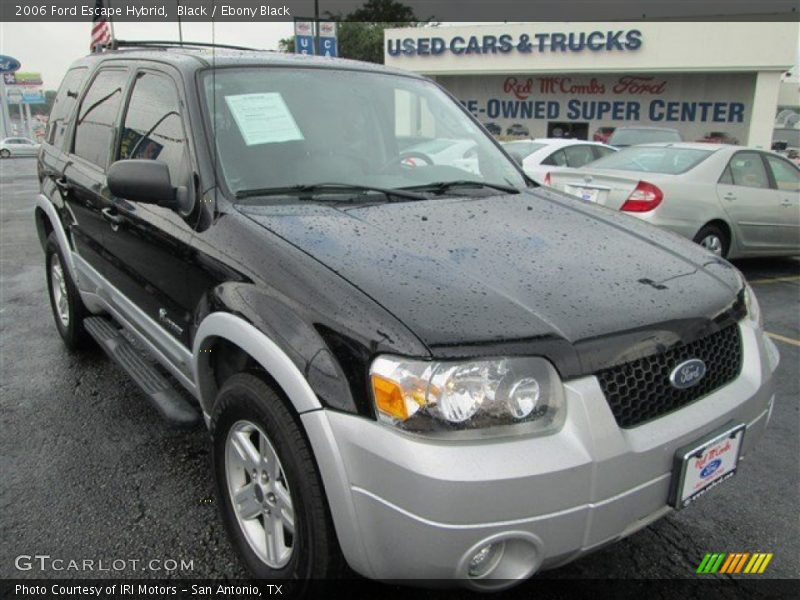 Black / Ebony Black 2006 Ford Escape Hybrid