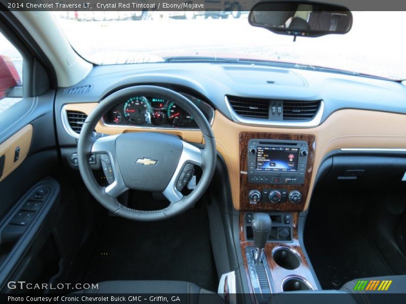 Crystal Red Tintcoat / Ebony/Mojave 2014 Chevrolet Traverse LT