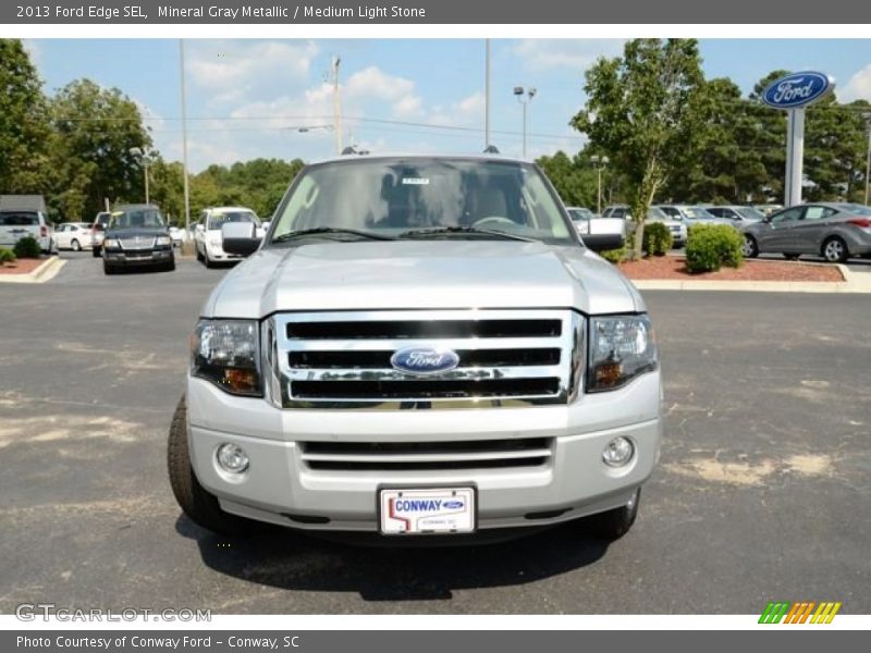 Mineral Gray Metallic / Medium Light Stone 2013 Ford Edge SEL