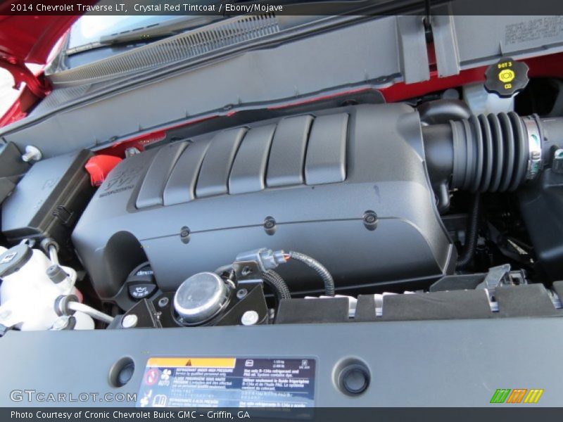 Crystal Red Tintcoat / Ebony/Mojave 2014 Chevrolet Traverse LT