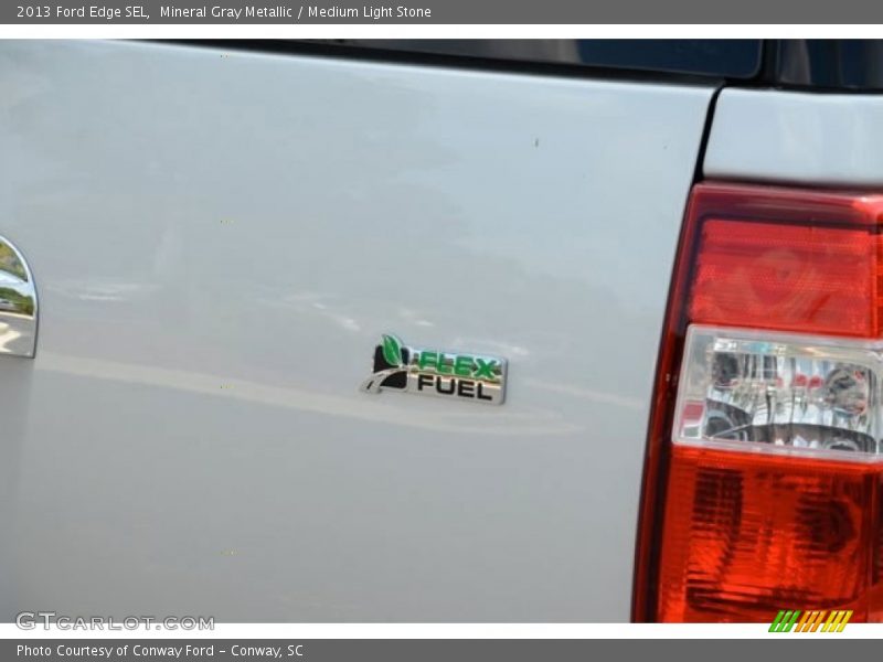 Mineral Gray Metallic / Medium Light Stone 2013 Ford Edge SEL