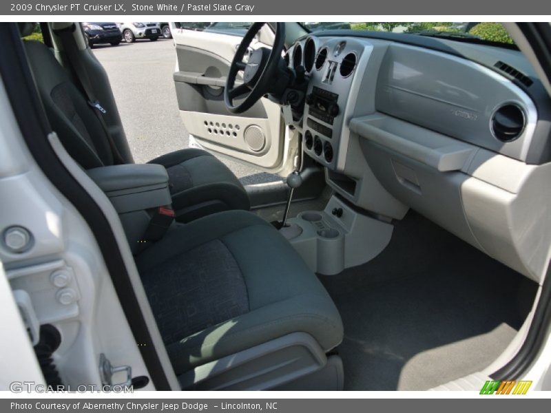 Stone White / Pastel Slate Gray 2009 Chrysler PT Cruiser LX