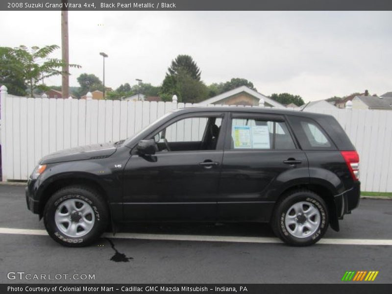 Black Pearl Metallic / Black 2008 Suzuki Grand Vitara 4x4