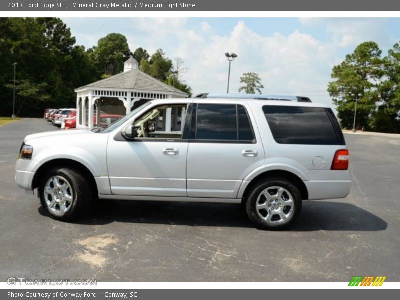 Mineral Gray Metallic / Medium Light Stone 2013 Ford Edge SEL