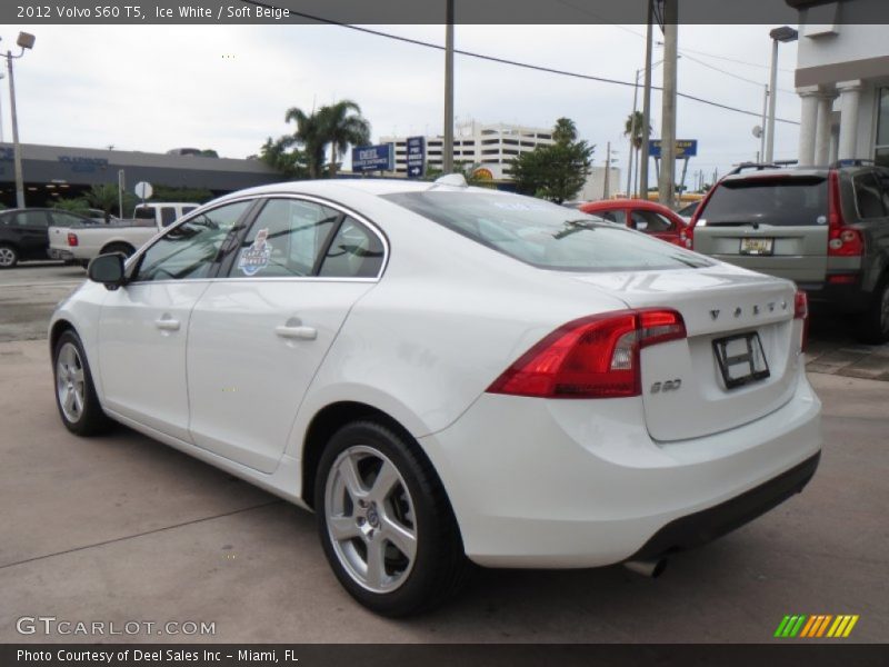 Ice White / Soft Beige 2012 Volvo S60 T5