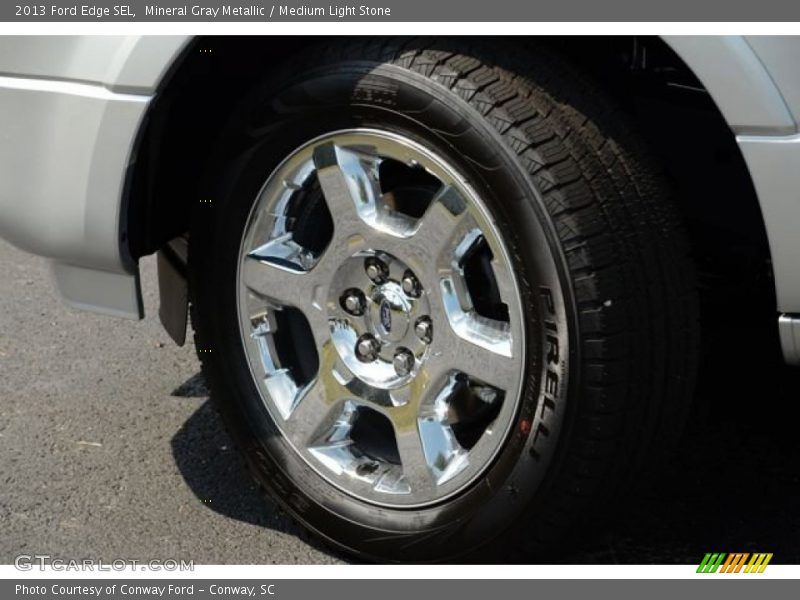 Mineral Gray Metallic / Medium Light Stone 2013 Ford Edge SEL