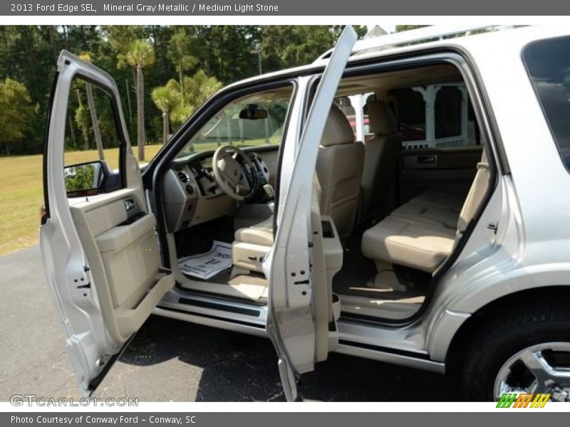 Mineral Gray Metallic / Medium Light Stone 2013 Ford Edge SEL