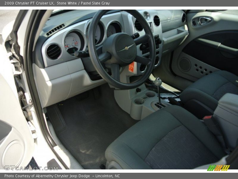 Stone White / Pastel Slate Gray 2009 Chrysler PT Cruiser LX